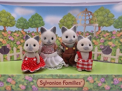 Sylvanian Families Siamkatzenfamilie Figuren