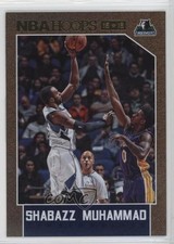 2015-16 Panini NBA Hoops Gold Shabazz Muhammad #178 0af