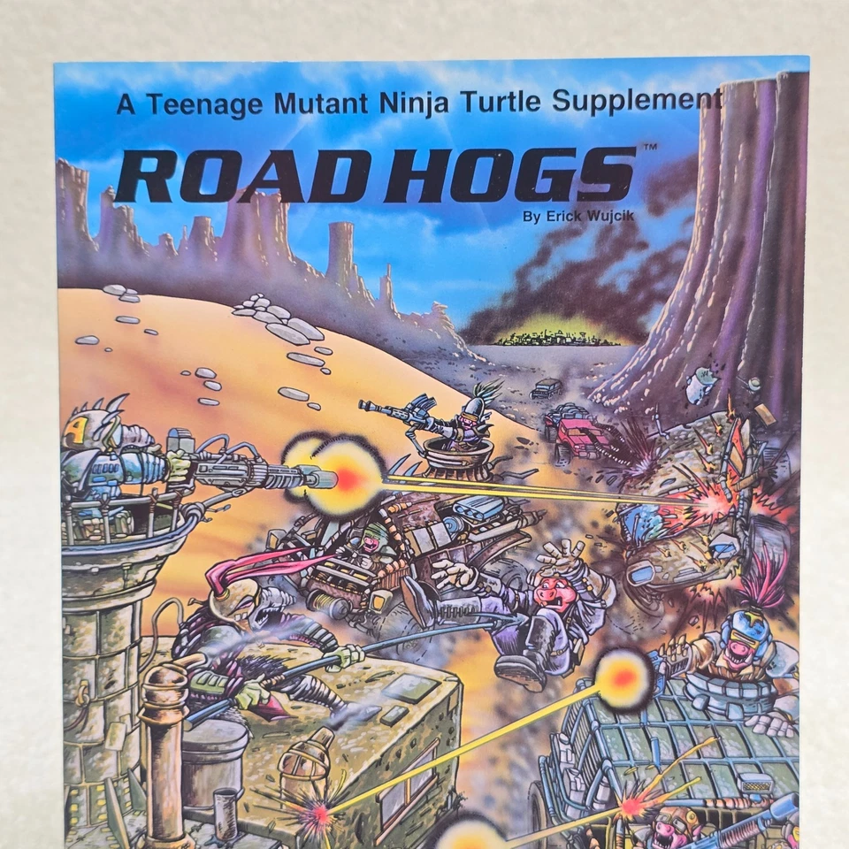 Teenage Mutant Ninja Turtles TMNT Role Playing Game RPG Road Hogs Palladium - Image 2 of 4