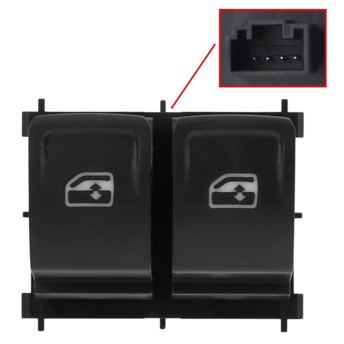 Interrupteur de Lève Glace Avant Gauche prévu pour SEAT SKODA VW - 5G0959858FWHS - Photo 4/7