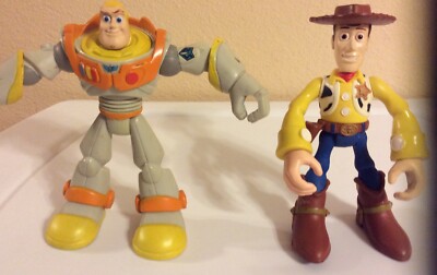 Disney Toy Story Rescue Buzz Patrol Woody Hasbro 6  Action Figures Star Squad