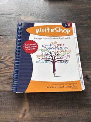 WriteShop Teacher's Manual 1 & 2 4th Edition 2003 Spiral-bound Kim Kautzer