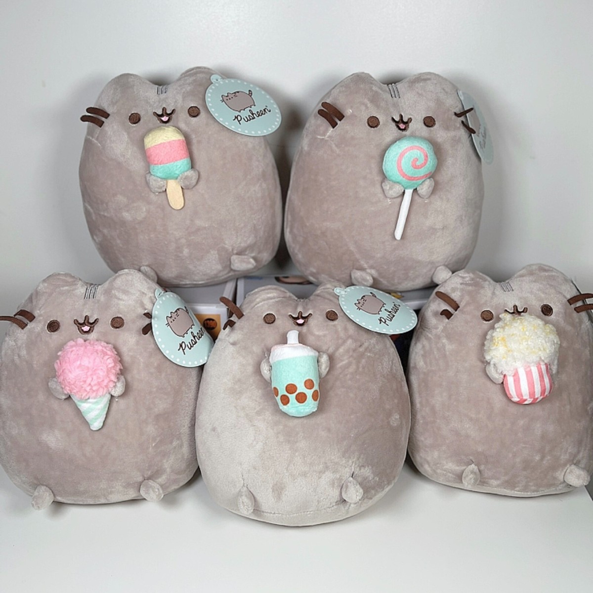 Pusheen The Cat Licensed Snackable Boba Lolipop Popcorn
