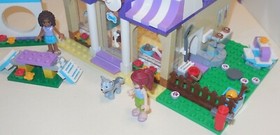 LEGO FRIENDS HEARTLAKE CITY PUPPY DOG DAYCARE DOWNTOWN 41124 BUILDING SET LOT