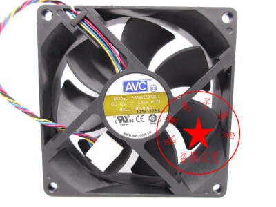1PC AVC DS09225B12U 9025 12V 0.56A 9CM 4-wire gale volume chassis cooling fan #