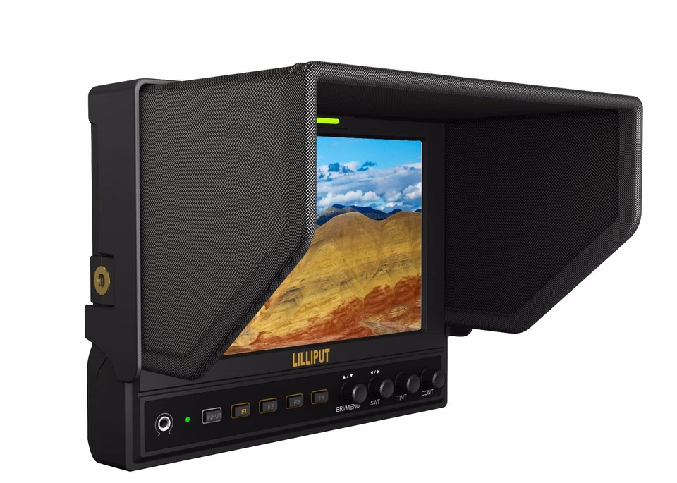 Lilliput 7" 662/S IPS 3G-SDI SDI/HDMI Cross Conversion+LP-E6 battery + Suitcase - Image 3 of 4