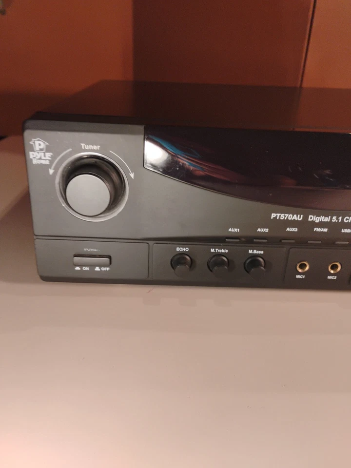 Pyle Home Digital 5.1 Channel Receiver PT570AU.  Tested/Working  - Image 2 of 4