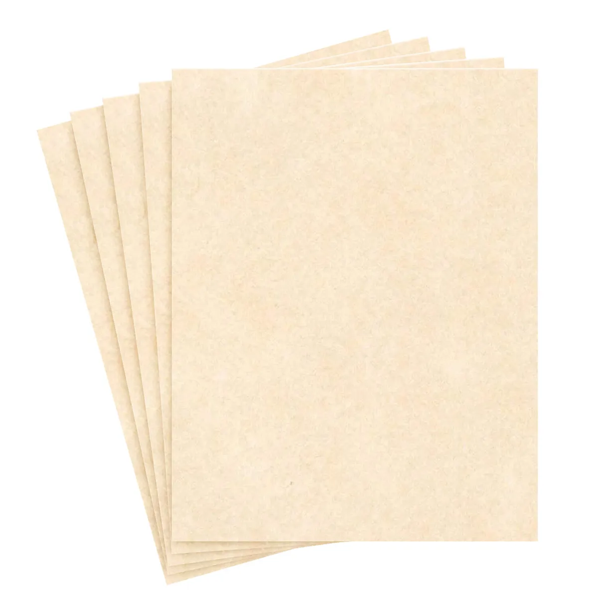 8.5 x 11 Natural Stationery Parchment Paper - 24lb Bond/60lb Text