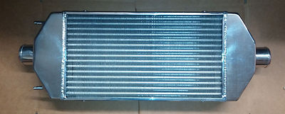S-MAX 24x14x4 Core Front Mount CO2 Intercooler FMIC 3'' Center Inlet & Outlet