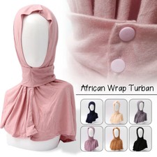 Hijab Muslim Instant Underscarf Bonnet Head Wrap 1 Piece Cap Turban Shawls New