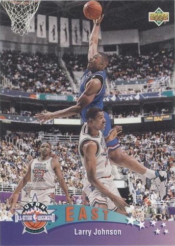 1992-93 Upper Deck Charlotte Hornets Larry Johnson #423 | eBay