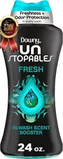 Downy Unstopables In Wash Scent Booster Beads, Fresh Scent, 24 oz Laundry Beads