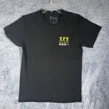 A-Lab Men's Black Trust the Process and Enjoy the Ride Short Sleeve T-Shirt Sz S