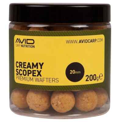 Avid Creamy Scopex Wafters 20mm 200g Boilies  Lockfutter Karpfen Futter 650004
