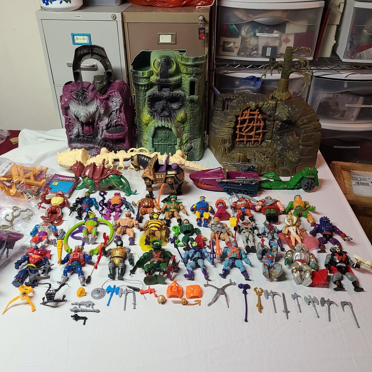 Masters of the Universe 1980s toy collection-He-Man, Skeletor