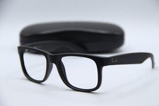 NEW RAY-BAN RB 4165 601/8G JUSTIN BLACK RUBBER AUTHENTIC FRAMES EYEGLASSES 51-16