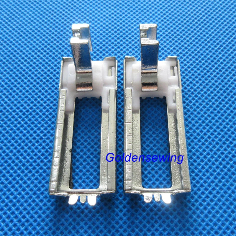 2 PIEZAS Máquina de Coser de Vástago Bajo Deslizable Botón Agujero Pie Se Adapta a la mayoría de los Modelos BLB299 Foto 2 de 4