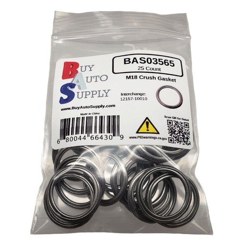 25x M18 Crush Washer Oil Drain Plug Gasket Fit Toyota 1215710010 eBay