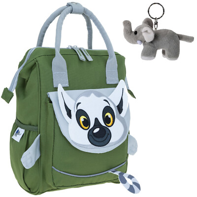 Rucksack Kinder Jungen Elephant Kids Kindergarten backpack Klapp 365 Lemur +e