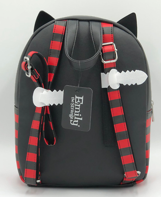 Bioworld RARE Emily The Strange Tune Out Mini Backpack $_57.PNG?set_id=880000500F main image 3
