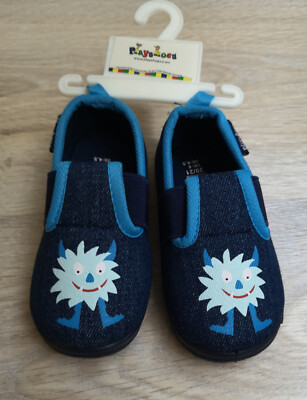 Kinderschuhe Unisex Playshoes Sneaker Color; Jeansblau Größe; 20-21