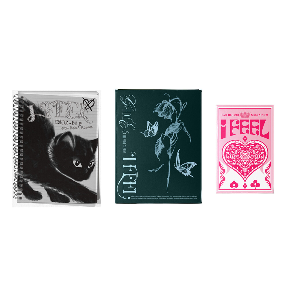 G)I-DLE I feel 6th Mini Album CD+Photobook+Photocard+Etc+Tracking