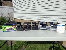 6 POLAROID CAMERAS P600, 600 BUSINESS EDITION, ONE STEP 600, ONE STEP CLOSE UP,