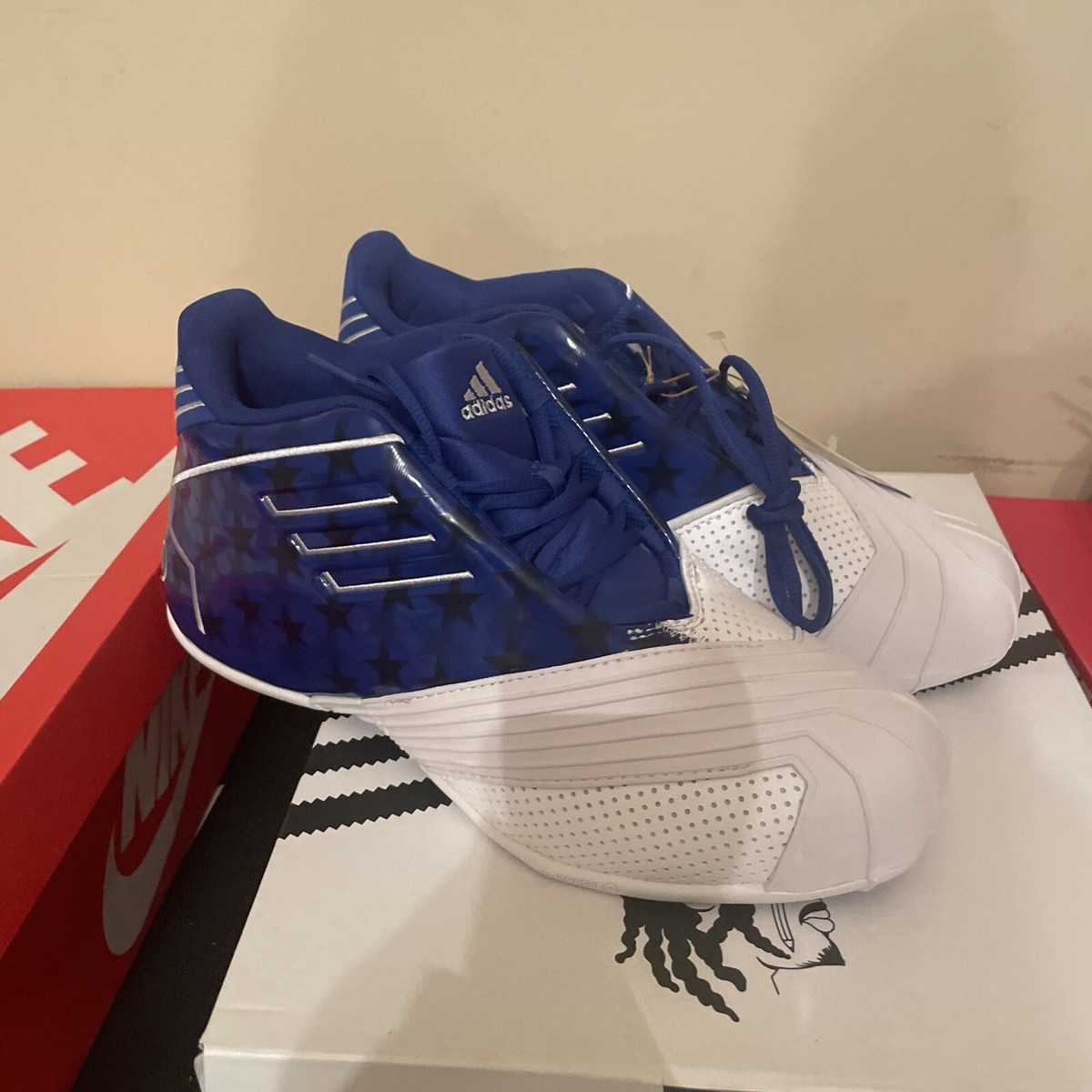 Adidas T-Mac 1 Orlando Magic Basketball Shoes Blue White  display picture 2