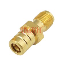 Coax Golden Connector SMA Female to SMB Female DAB Digital Radio Antenna Adaptor