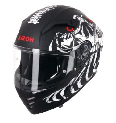 Airoh Connor ECE2206 Integralhelm Motorrad Helm Schwarz Mythos Matt