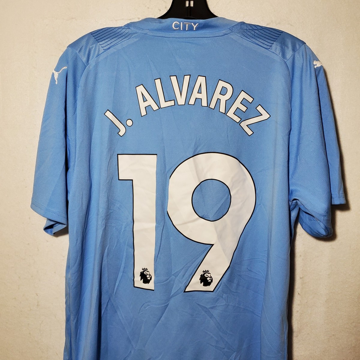 Julian Alvarez Manchester City Jersey Home Champions Blue Puma