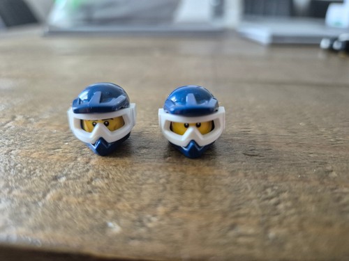 2 x Lego Minifigure Head Novelty Fun Valve Presta Schrader Dust Caps Dirt Bike - Picture 3 of 12