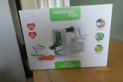 LEBENSMITTELSCHNEIDER - FABERWARE FRESH - SPIRALISIERER - 3 IN 1 - NEU NOCH VERPACKT - ANSEHEN!