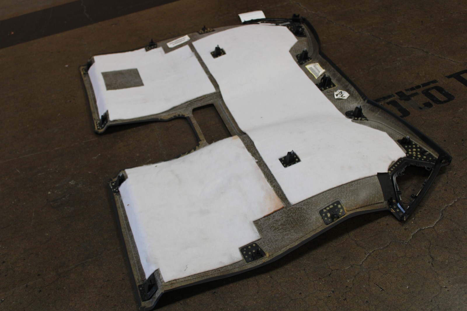 Lamborghini Huracan, Back Wall Trim, Leather, Dmg, Used, P/N 4T7868573M