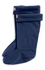 Hunter Navy Fleece Welly Boot Socks Kids Size M L17919