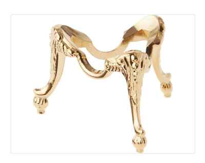 Bard's Shiny Brass-Toned Egg Stand/Holder, 1.375'' Diameter