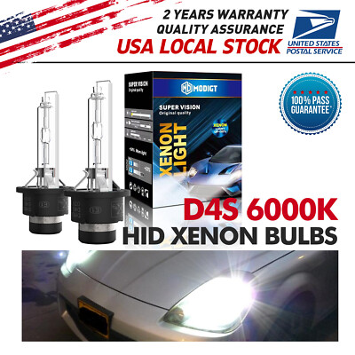 D4S LED Headlight Kit Bulbs 180W 20000LM 6000K White HID