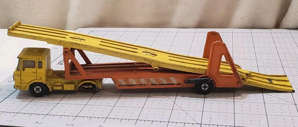 Vintage Matchbox Super Kings 1970 Lesney Products & Co DAF K-11 Car Transporter - Image 3 of 4