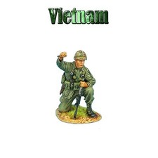 VN020 US 25th Infantry Division NCO Directing Fire w/CAR-15 by First Legion