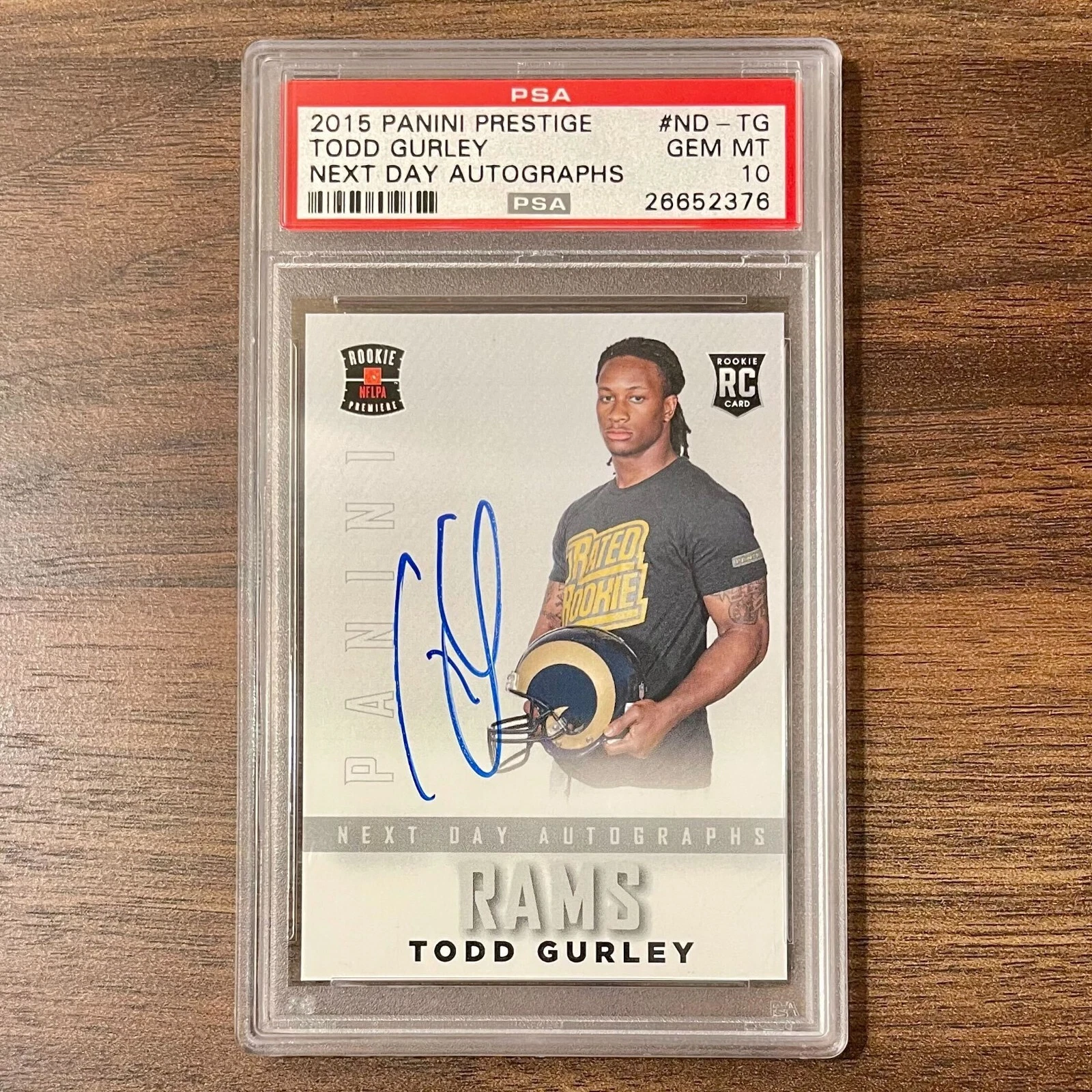 Todd Gurley Panini Prestige Next Day Signatures #NDTG Base
