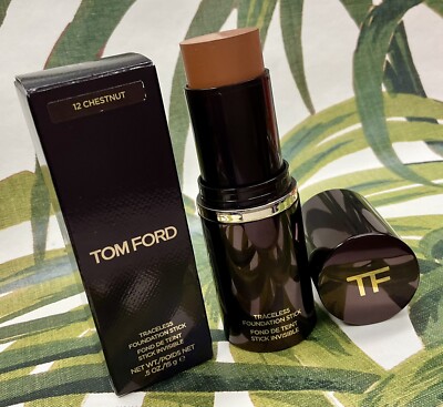 Tom Ford Tracesless Foundation Stick Contouring, Bronzer Shade 12 Chestnut