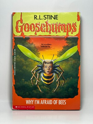 11th Print #17 Why I'm Afraid of Bees Goosebumps Book R.L. Stine Original Series