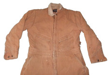 Walls Blizzard Pruf Ultra Overalls Tan Insulated Canvas Size Large -Regular 48