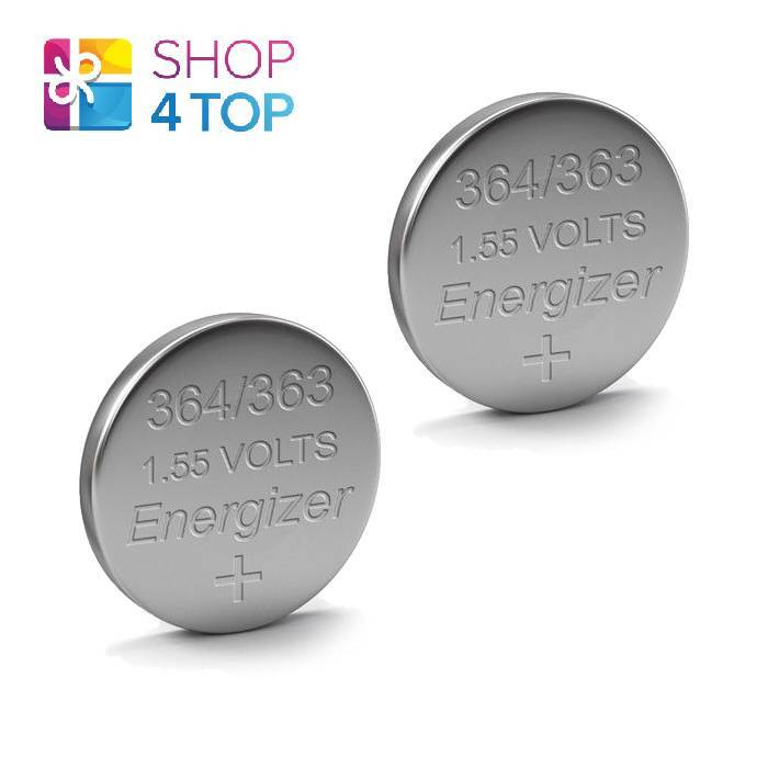Defender L663 2 Batterie Energizer Argento Ossido 364/363 SR621SW - Per Orologi, Fresche Di Stock, 1.5V 364 Batteria