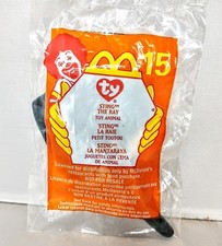 Sting the Ray McDonald's Toy Beanie Baby Plush Figure Stuffed Animal Luau Decor