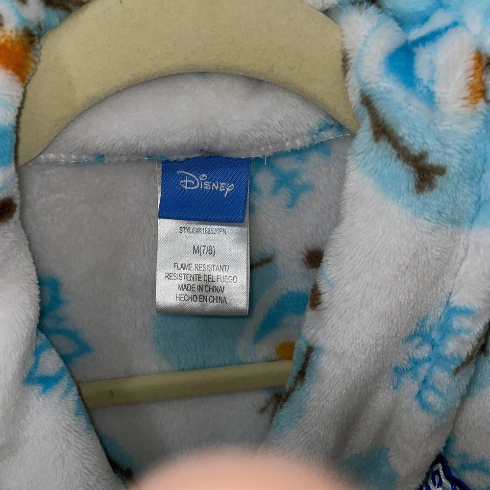 Disney Frozen Olaf El Muñeco de Nieve con Bata de Baño de Peluche Elsa & Anna 7/8 y XL 5 Zapatillas Foto 4 de 4