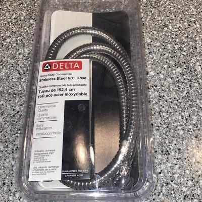 Delta 60'' Stainless Steel Commercial Heavy  Duty Shower Replacement Hose NEW