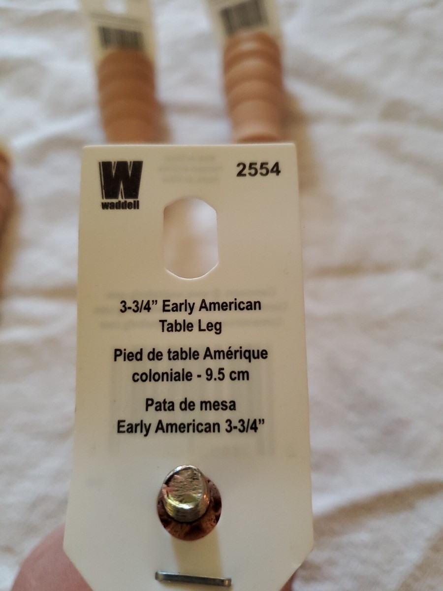 3-3/4 in. Early American Table Leg 3-3/4 in. Early American Table Leg