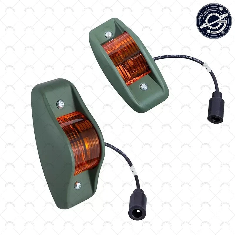 Luz de marcador lateral LED, luz compuesta frontal, kit de luz trasera para Humvee, Willys Jeep Foto 4 de 4