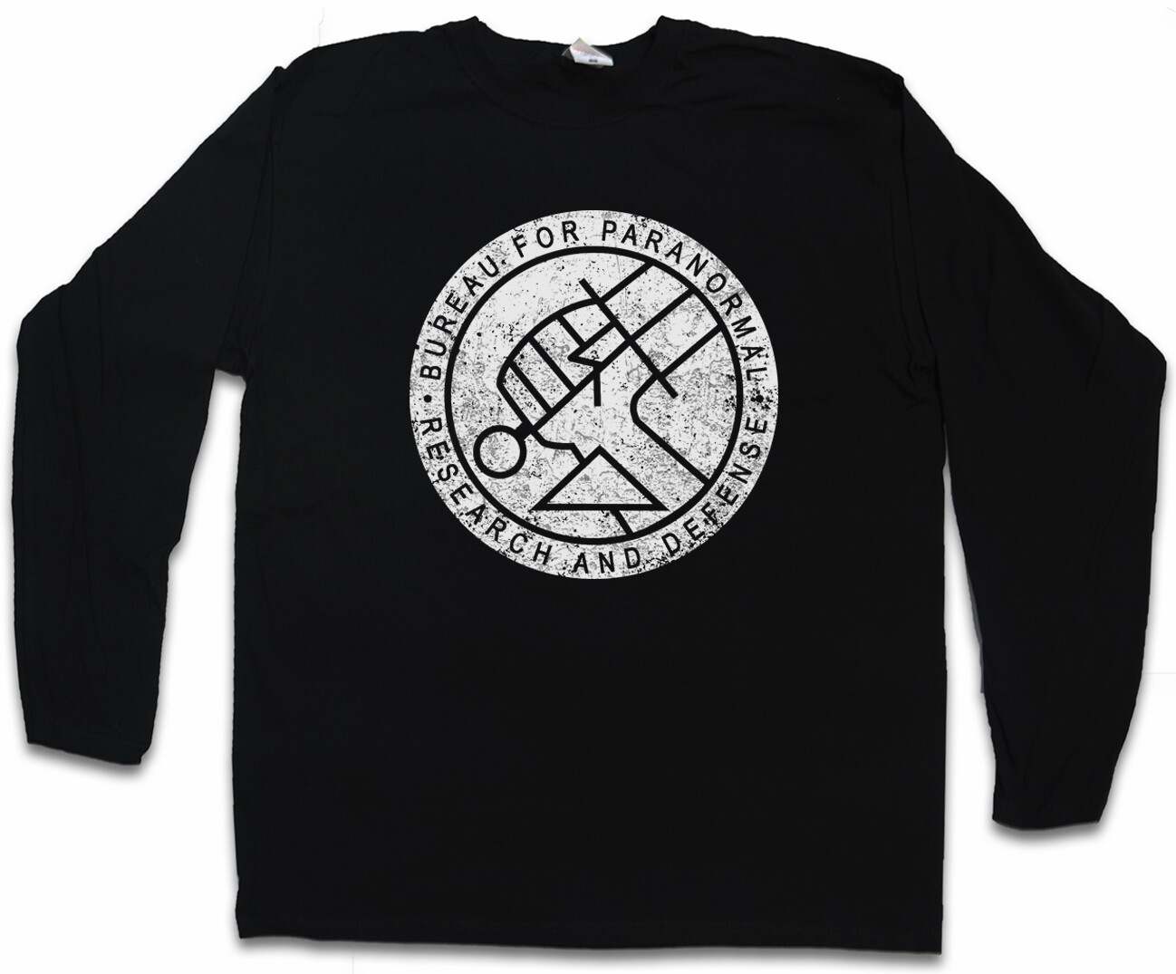 ALTRA T SHIRT MANICHE LUNGHE BUREAU FOR PARANORMAL RESEARCH AND DEFENSE BPRD HELLBOY